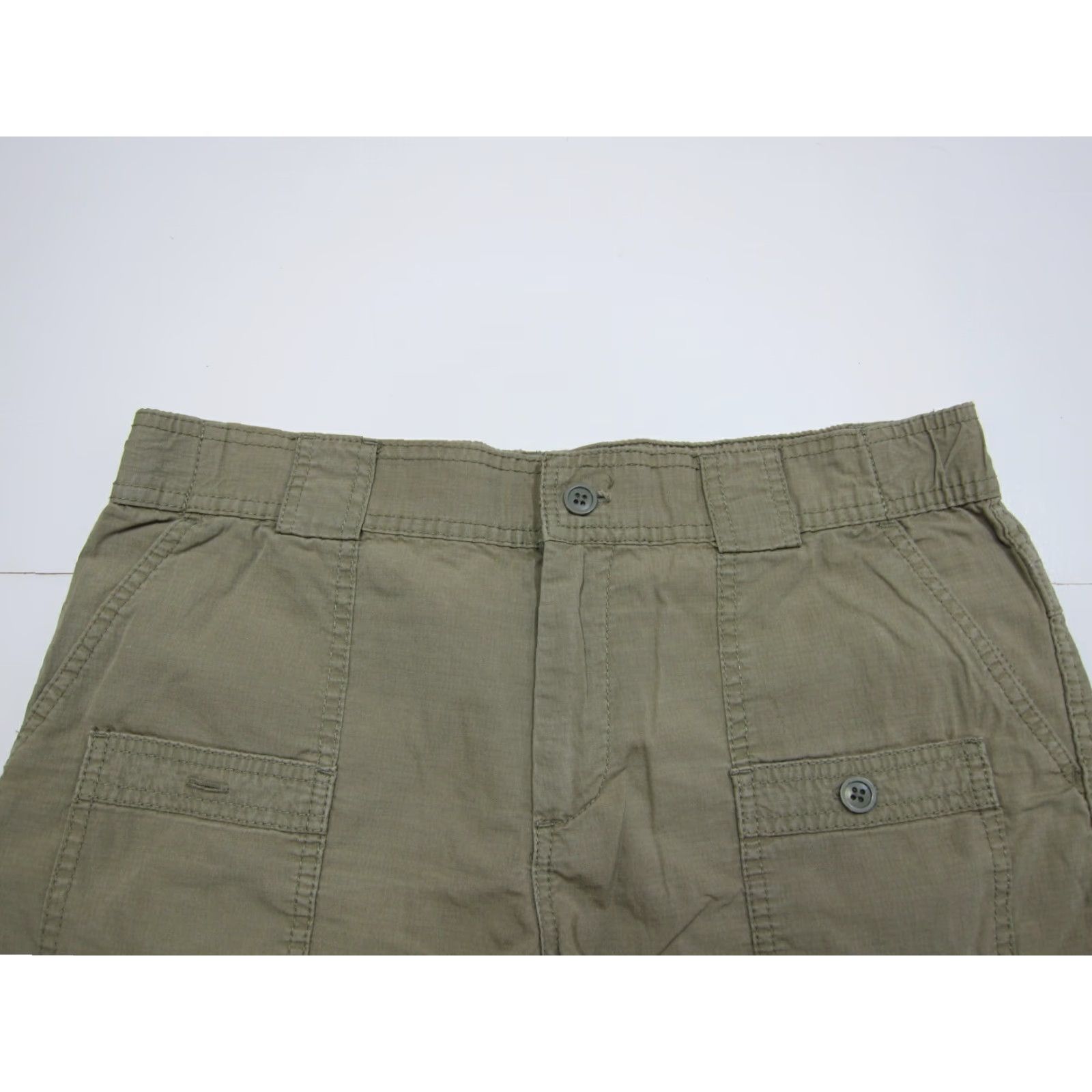 Gap Gap Shorts Women Size 8 Brown Cotton Casual Hike Travel Outdoor Cargo Pocket Womens Size 24" / US 00 / IT 34 - 4 Thumbnail