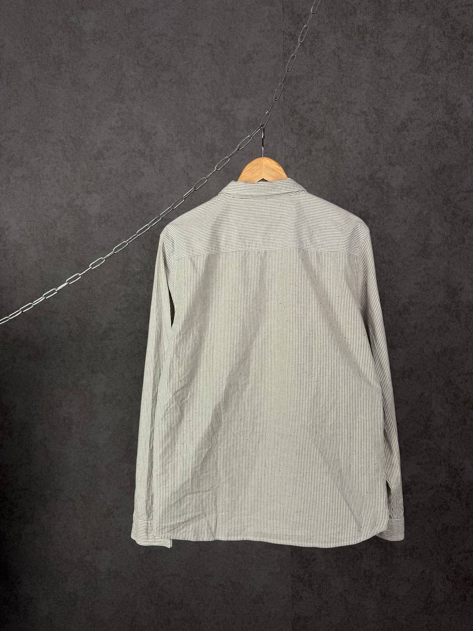 Allsaints Allsaints designer logo striped shirt Size US L / EU 52-54 / 3 - 5 Thumbnail