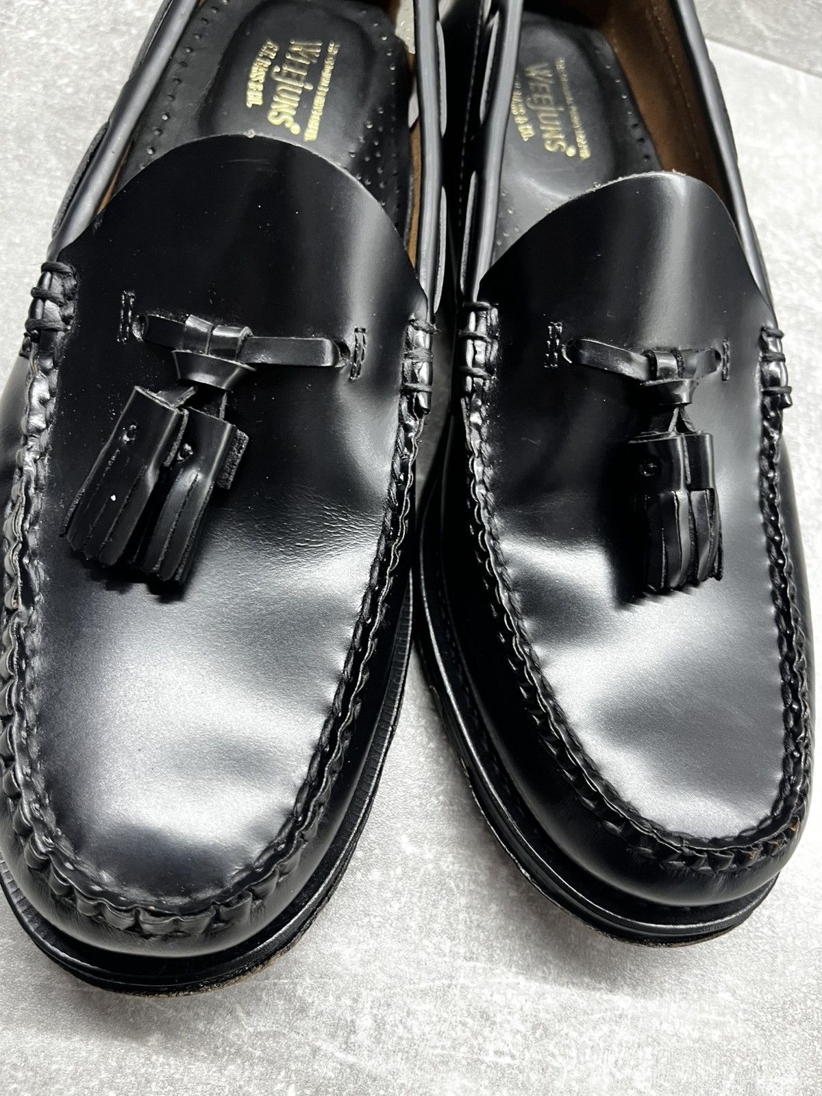 Other WEEJUN HERITAGE LARKIN TASSEL LOAFERS BLACK Size US 9 / EU 42 - 13 Thumbnail