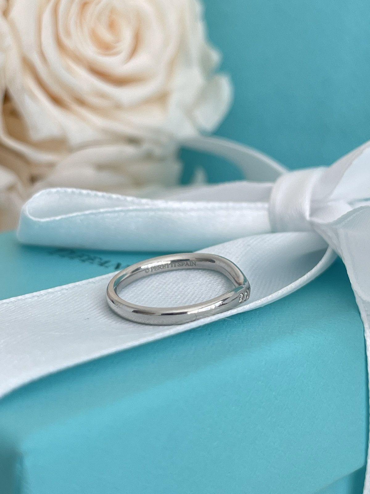 Tiffany & Co. Tiffany & Co. Elsa Peretti Ring Dia Platinum NEW $2,400 Size ONE SIZE - 6 Thumbnail