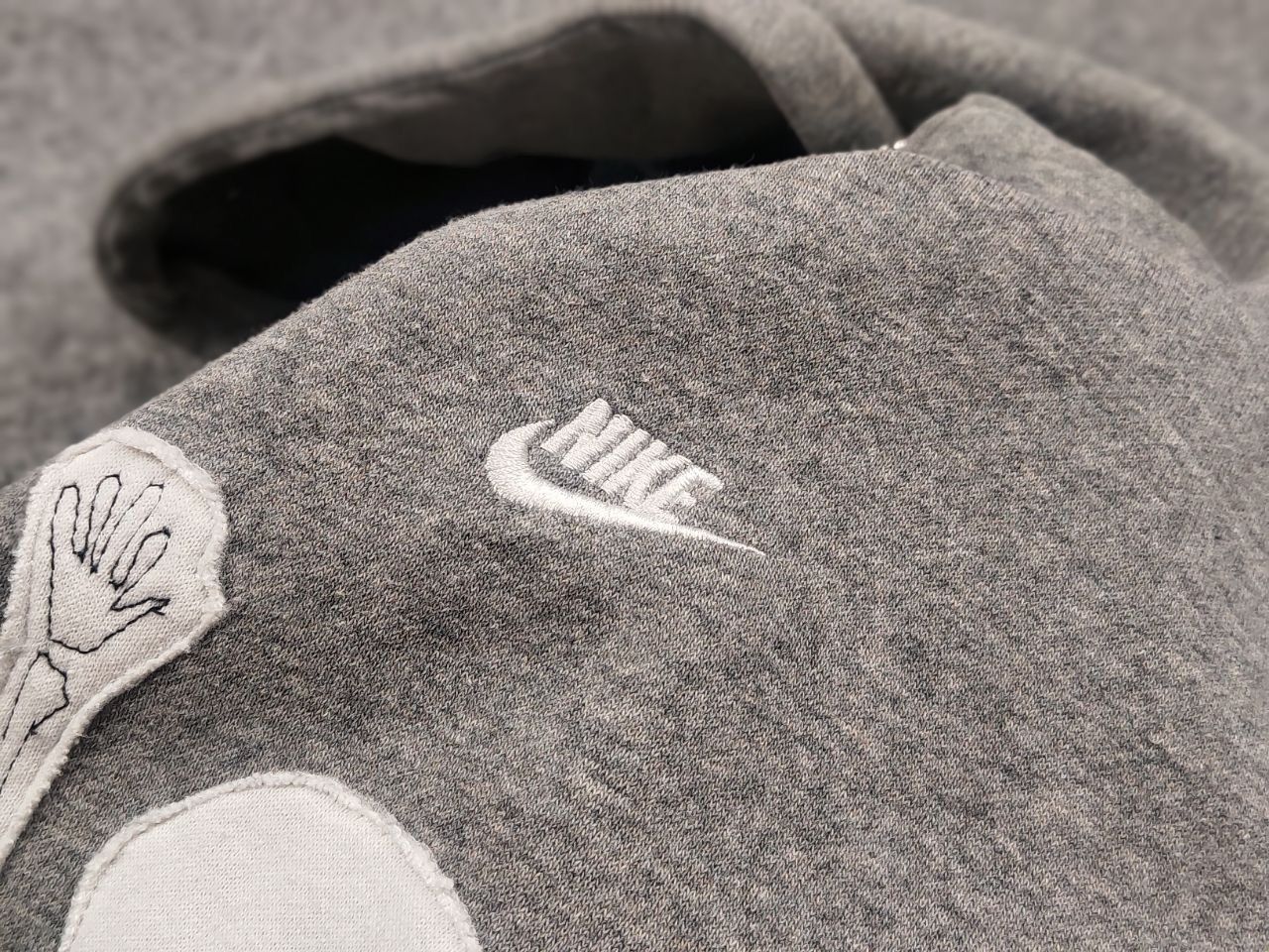 Nike Nike skeleton Logo vintage Rare reworked Zip Hoodie Y2K Size US L / EU 52-54 / 3 - 14 Thumbnail