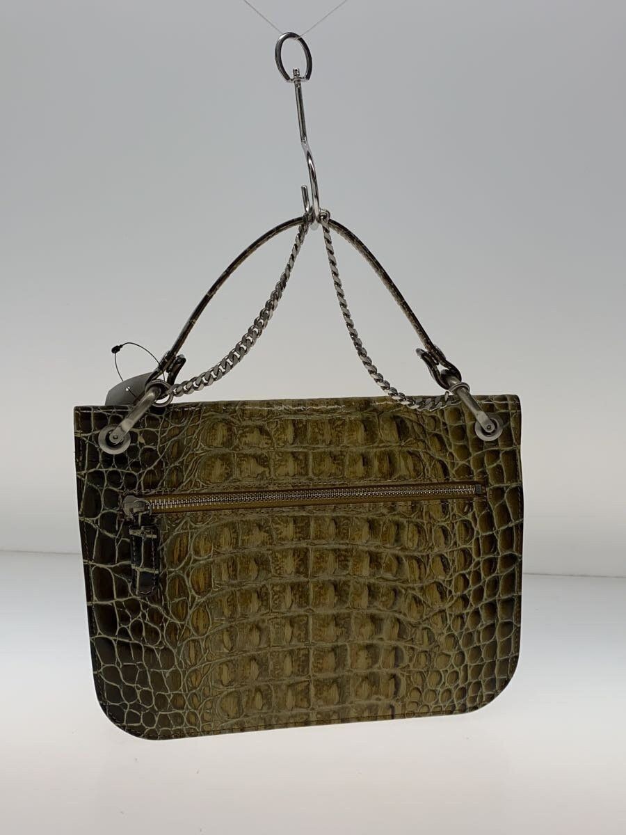 Jean Paul Gaultier Crocodile Pattern Chain Hand Bag Size ONE SIZE - 3 Thumbnail