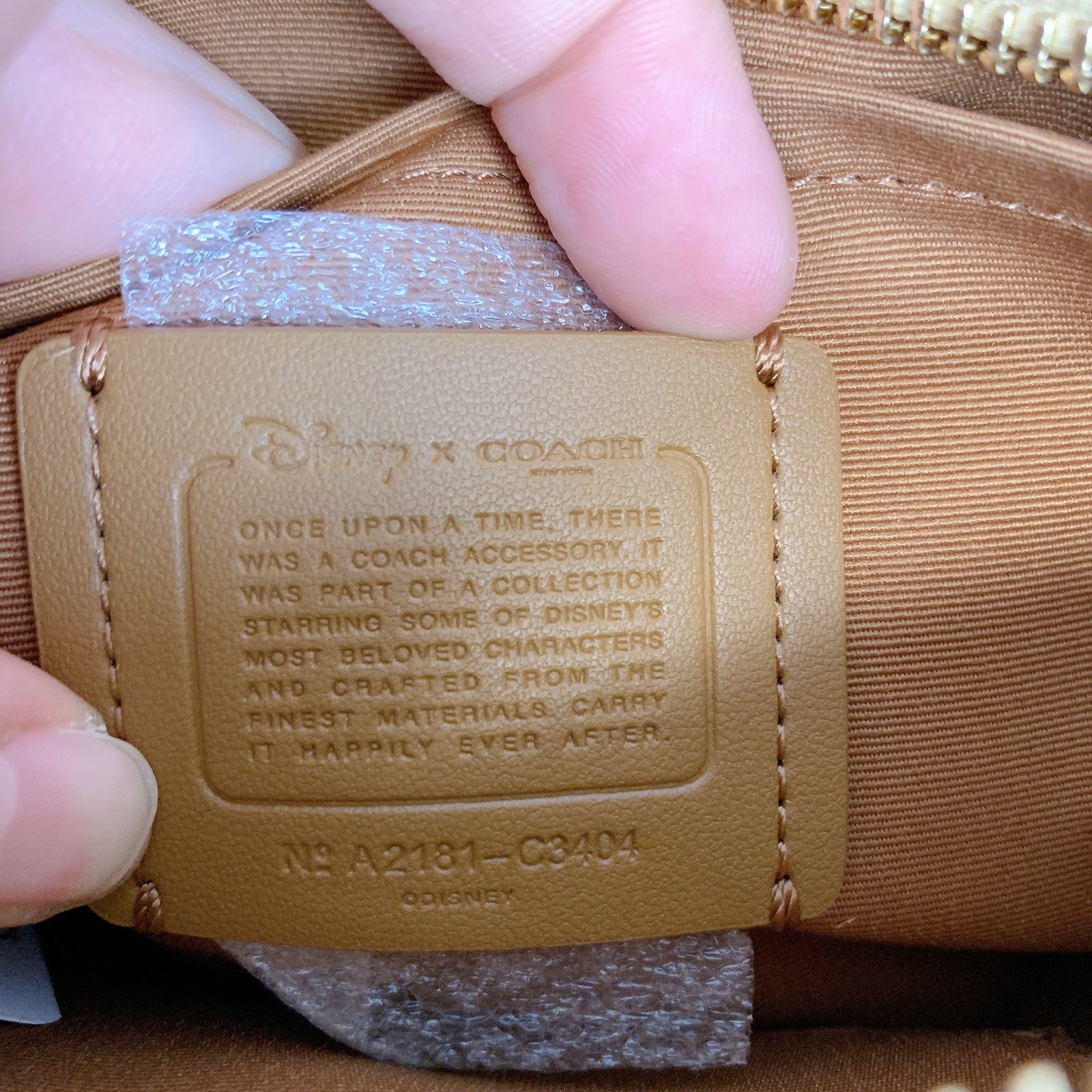 Coach Coach C3404 Disney X Coach Mini Camera Belle Vanilla Cream Size ONE SIZE - 7 Thumbnail