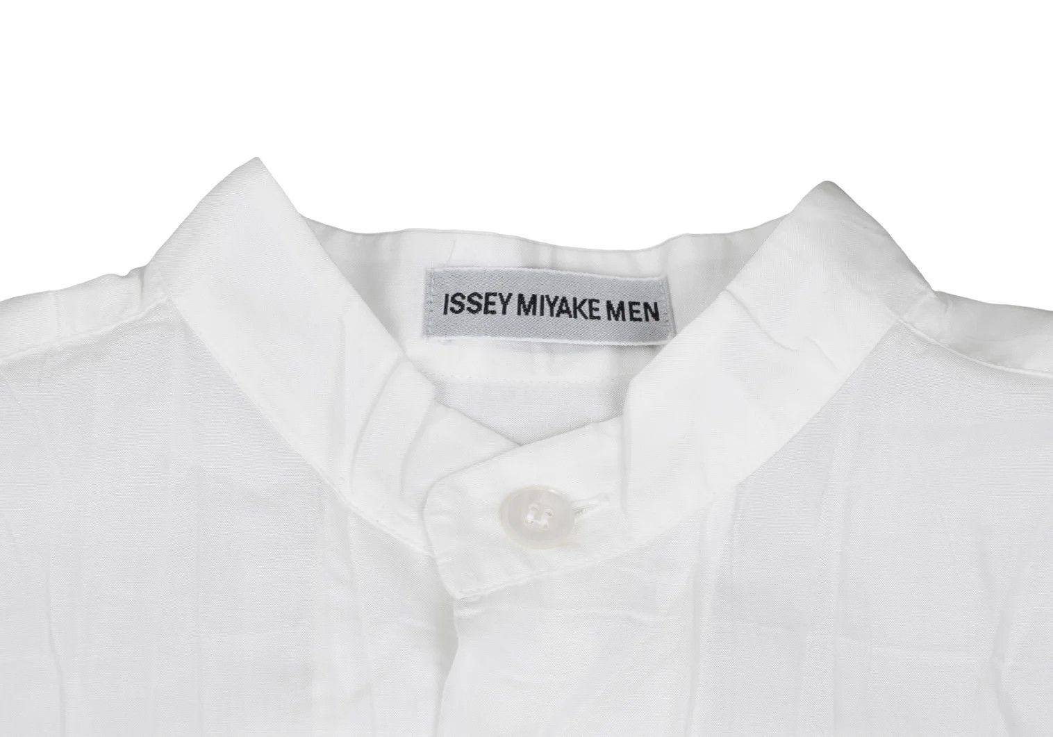 Issey Miyake Mao Collar Shirt in White, Size S Size US S / EU 44-46 / 1 - 3 Thumbnail
