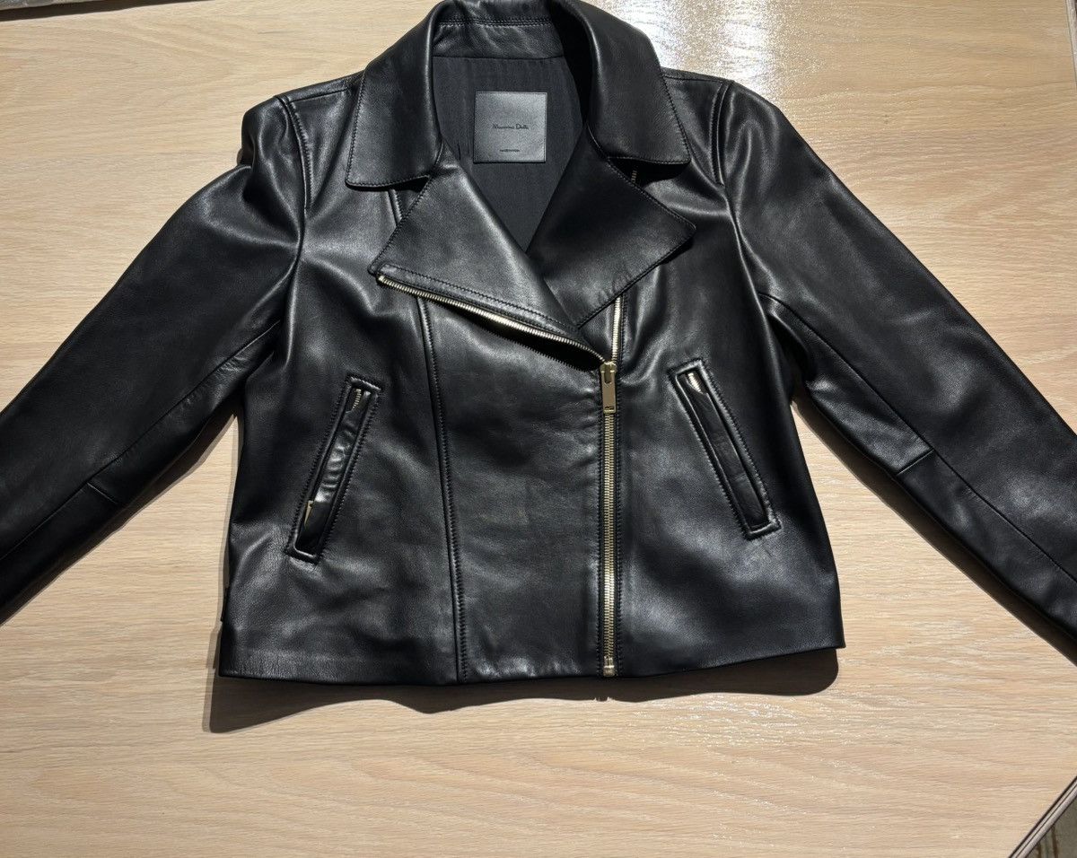 Massimo Dutti Black Leather Massimo Dutti Jacket Size M / US 6-8 / IT 42-44 - 1 Thumbnail