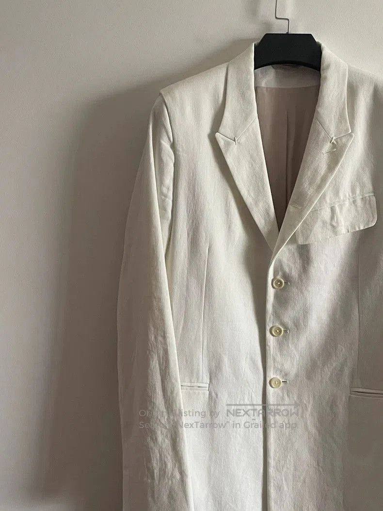 Ann Demeulemeester Ann Demeulemeester S/S15 White Trench. Size US XXS / EU 40 - 2 Thumbnail