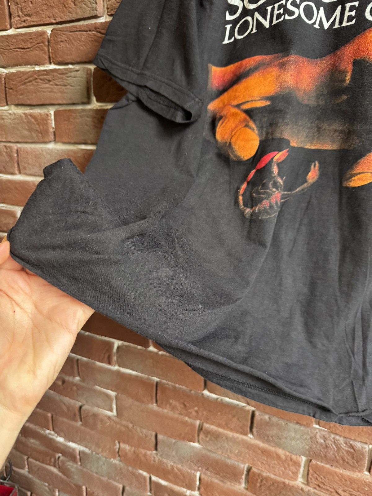 Band Tees Rare 90s Scorpions Lonesome Crow Vintage Rock Metal Band Tee Size US XL / EU 56 / 4 - 4 Thumbnail