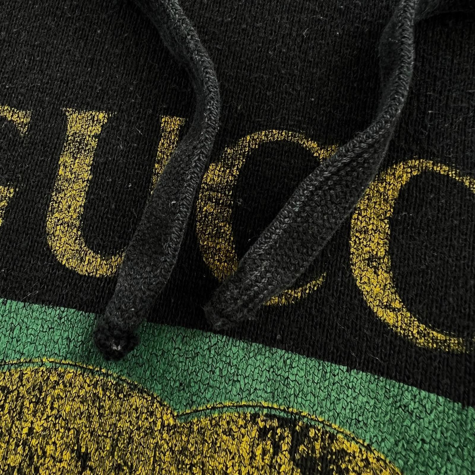 Gucci Gucci Printed Logo Pullover Hoodie Black Size US S / EU 44-46 / 1 - 5 Thumbnail