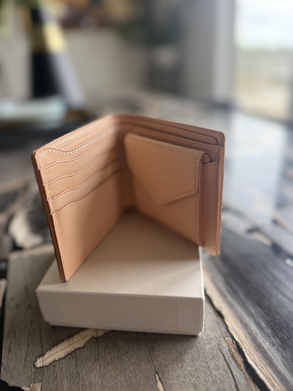Hender Scheme Hender Scheme Half Folded Wallet Natural Size ONE SIZE - 5 Thumbnail