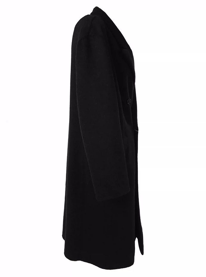 Maison Margiela Maison Margiela Double-breasted black heavy wool coat Size XS / US 0-2 / IT 36-38 - 3 Thumbnail