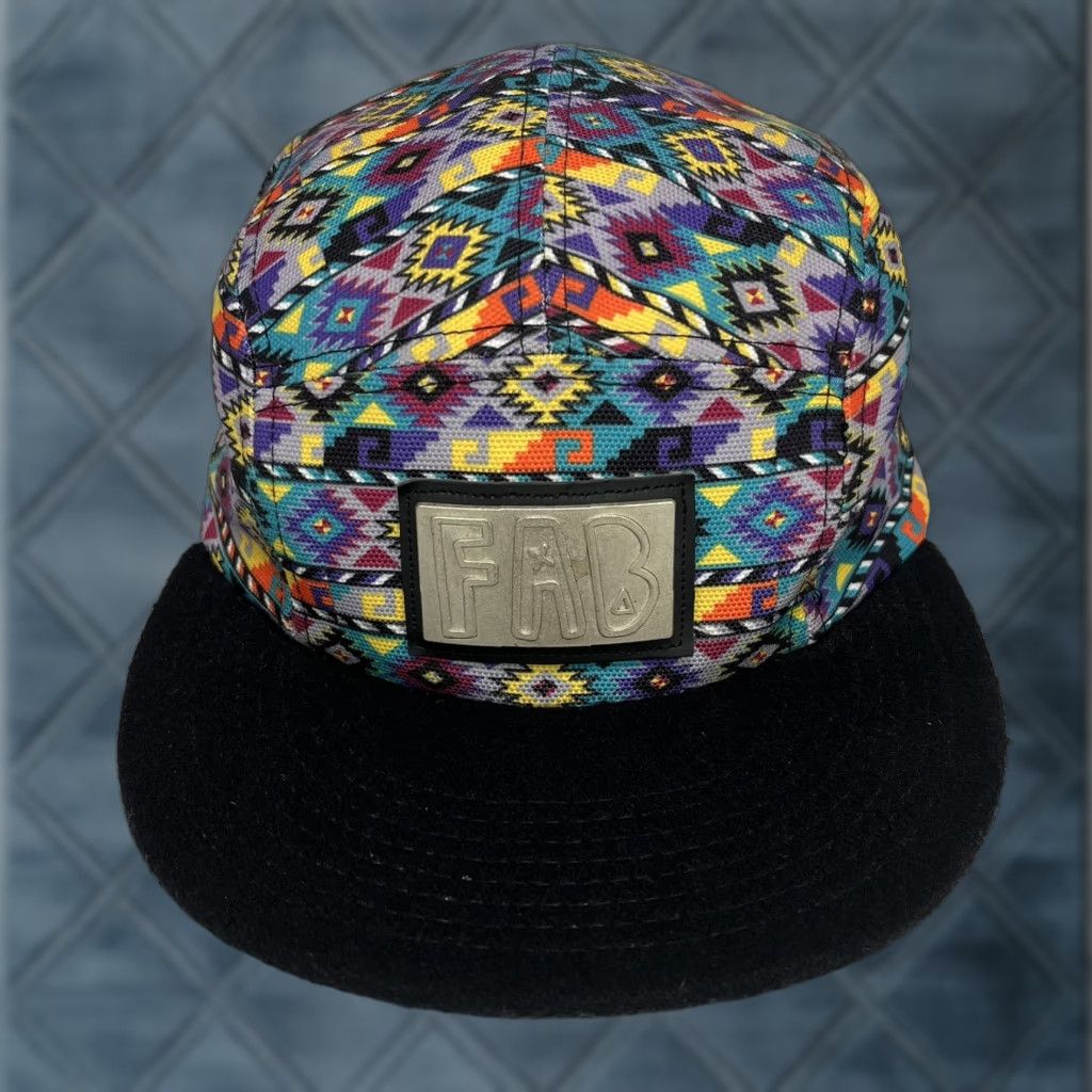 Vintage VINTAGE Grassroots Hat Cap 5 Panel Snap Back Aztec FAB 420 Marissa Favazza Grassroots California Hat Size ONE SIZE - 1 Thumbnail