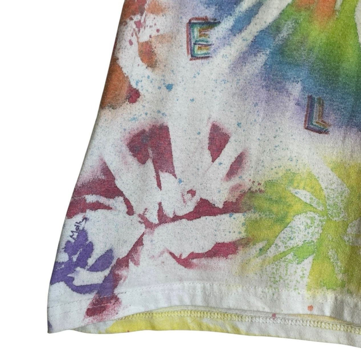 Other Fish LOVE Colorful Tie Dye Short Sleeve Tee Size M / US 6-8 / IT 42-44 - 4 Thumbnail