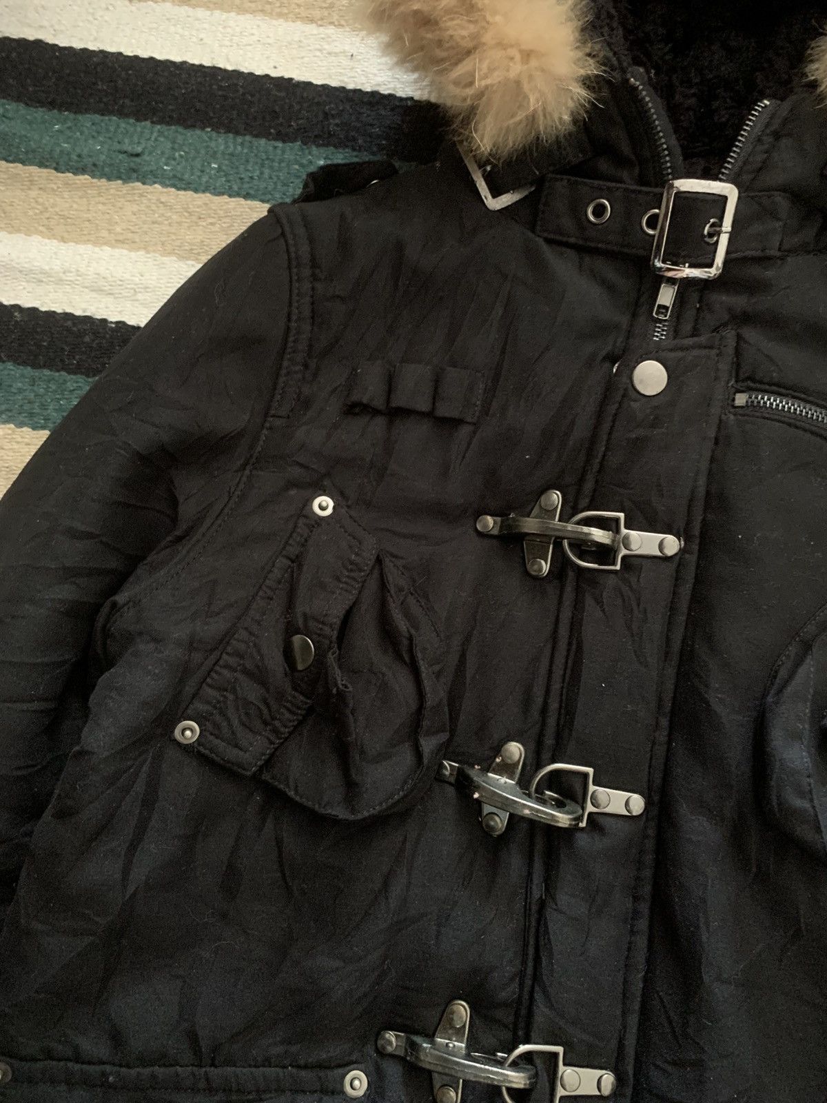 If Six Was Nine Japanese CRWX Fireman Fur Jacket Size US M / EU 48-50 / 2 - 11 Thumbnail