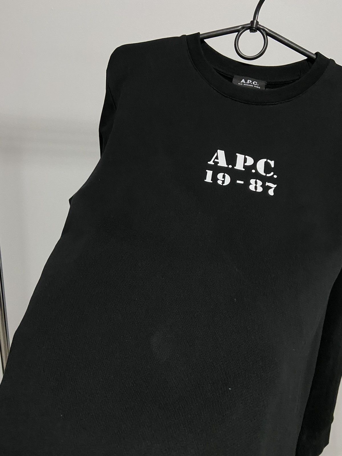 A.P.C. × Vintage APC 1987 Sweatshirt big Logo Vintage 90s Size US S / EU 44-46 / 1 - 6 Thumbnail