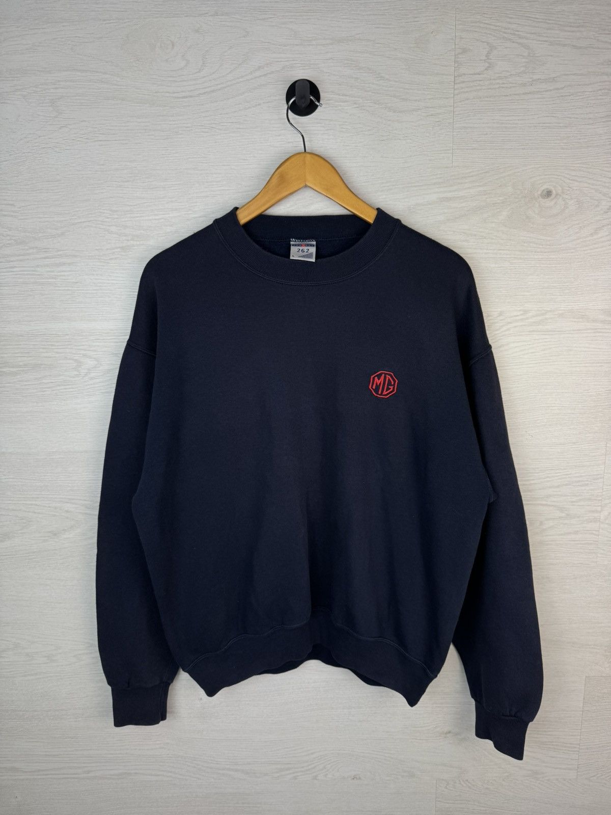 Vintage MG Morris Garages Crewneck Sweatshirt Embroidered Size US L / EU 52-54 / 3 - 1 Thumbnail