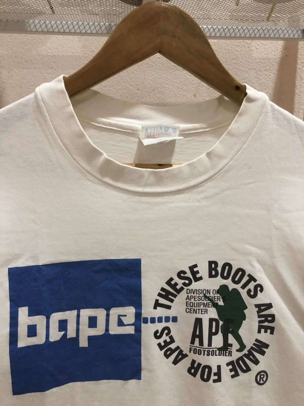 Bape OG Vintage 90s Bape Ape Soldier L/s Tee Size US M / EU 48-50 / 2 - 3 Thumbnail