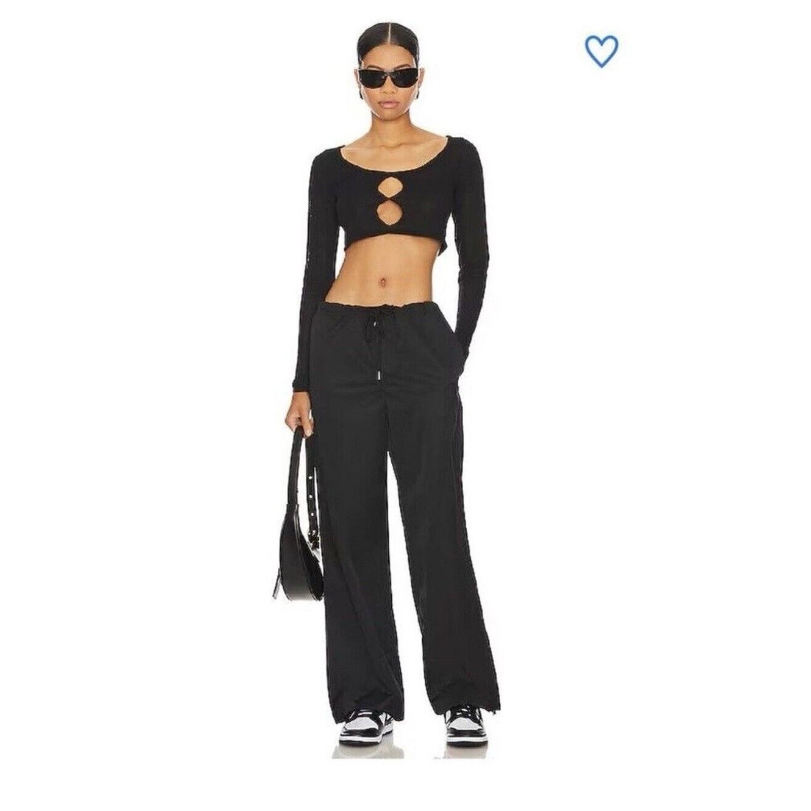 superdown Revolve Superdown Greta Parachute Pant In Navy Size Medium Size 30" / US 8 / IT 44 - 2 Thumbnail