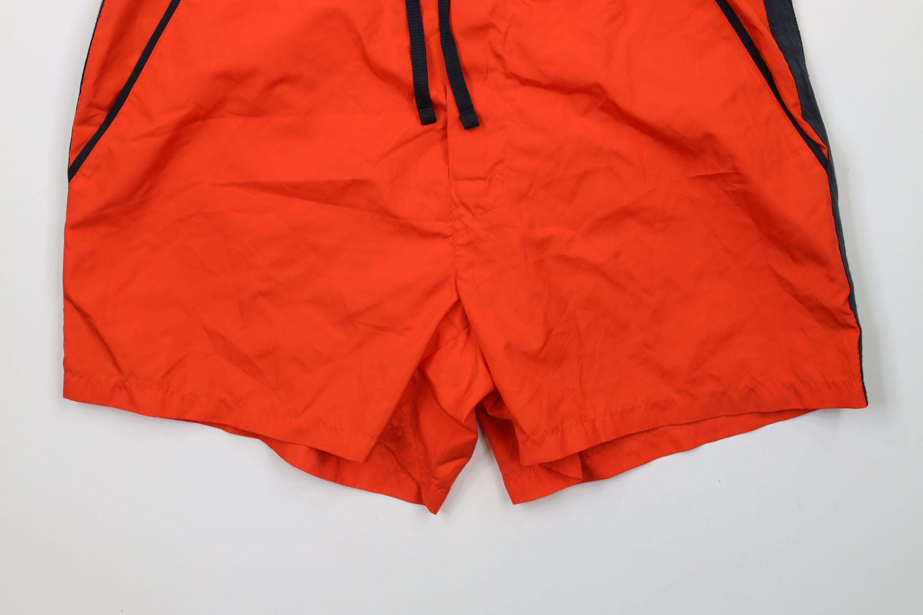 J.Crew × Vintage Vintage 90s J Crew Knee Lined Shorts Swim Trunks Orange Size US 34 / EU 50 - 4 Thumbnail