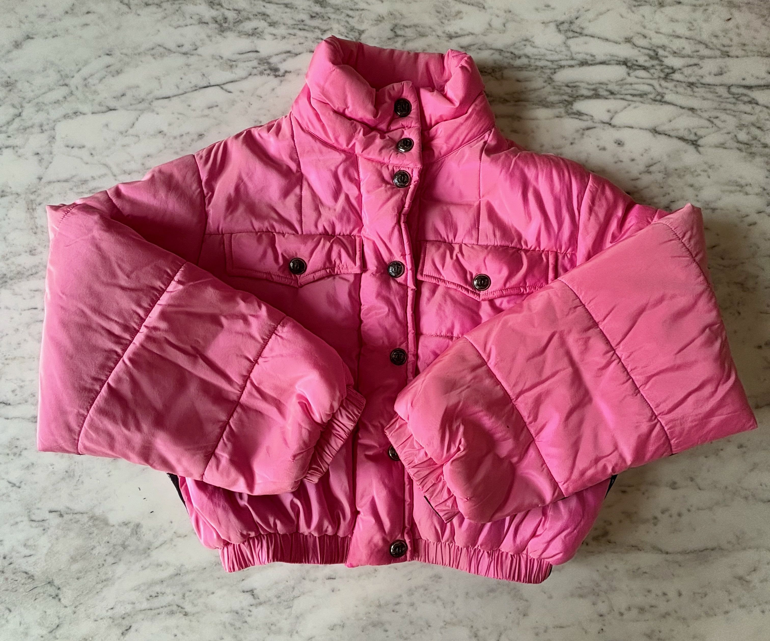 Chanel Chanel Fall 1996 silk puffer jacket Size XS / US 0-2 / IT 36-38 - 13 Thumbnail