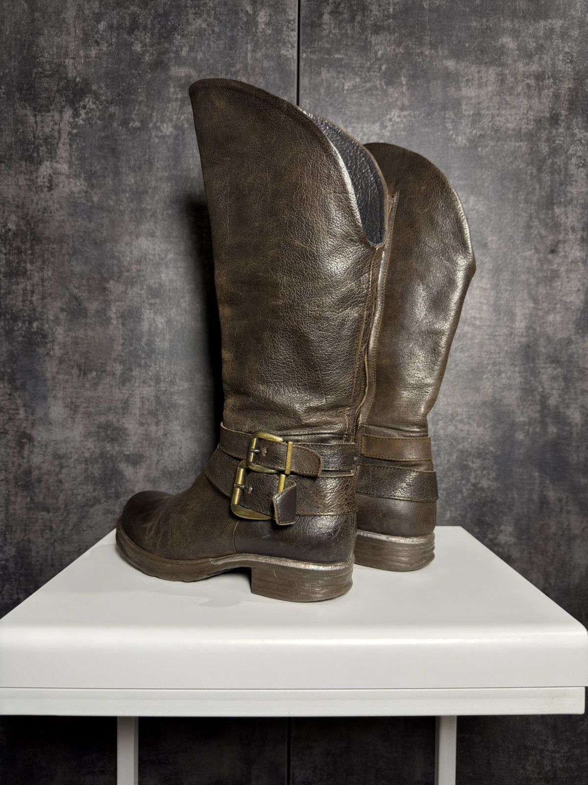 Vintage Vintage Leather Boots AS98 Guidi Balenciaga Dirk Owens Yohji Size US 8 / IT 38 - 10 Thumbnail