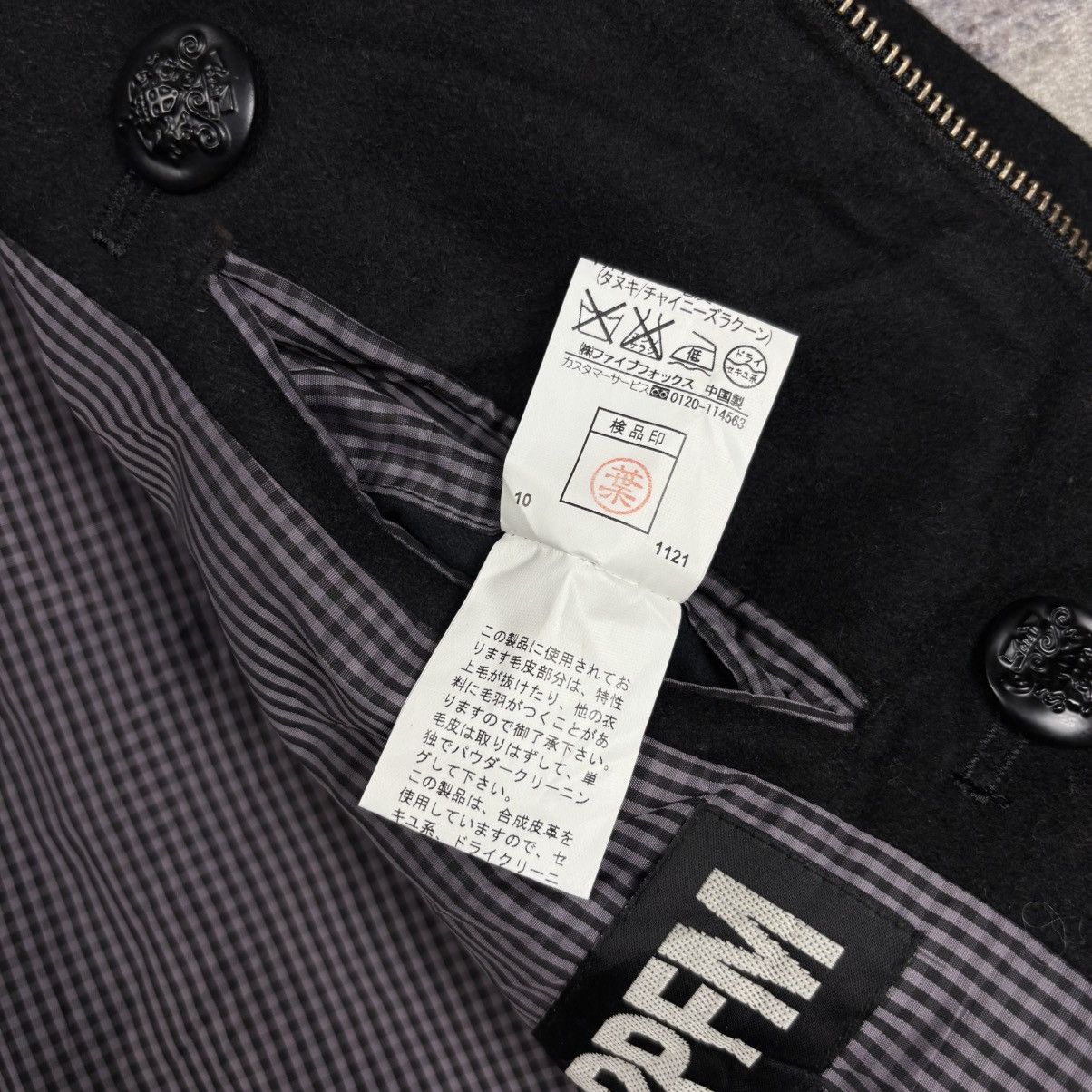 14th Addiction 2000s PPFM - Fur Hoodie Waist Pocket Napoleon Jacket Size US S / EU 44-46 / 1 - 15 Thumbnail