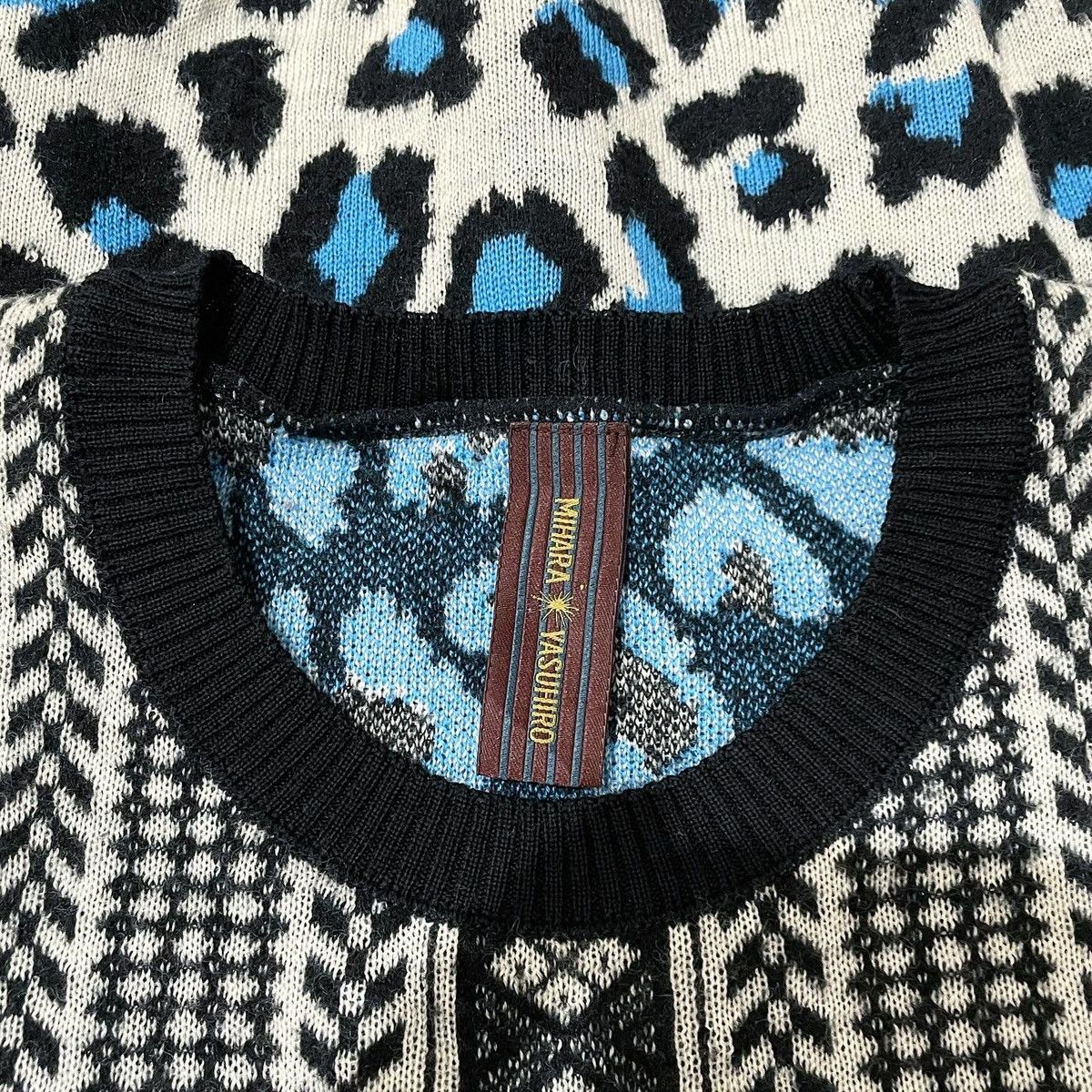 Maison MIHARA YASUHIRO Maison MIHARA YASUHIRO Mix Pattern Wool Knit Size US S / EU 44-46 / 1 - 7 Thumbnail