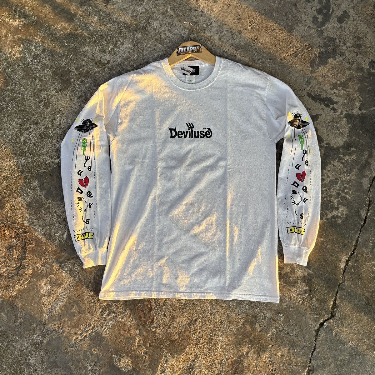 Japanese Brand 🔥Rare!!! Deviluse X Alien Workshop Longsleve Tshirt Size US M / EU 48-50 / 2 - 2 Thumbnail