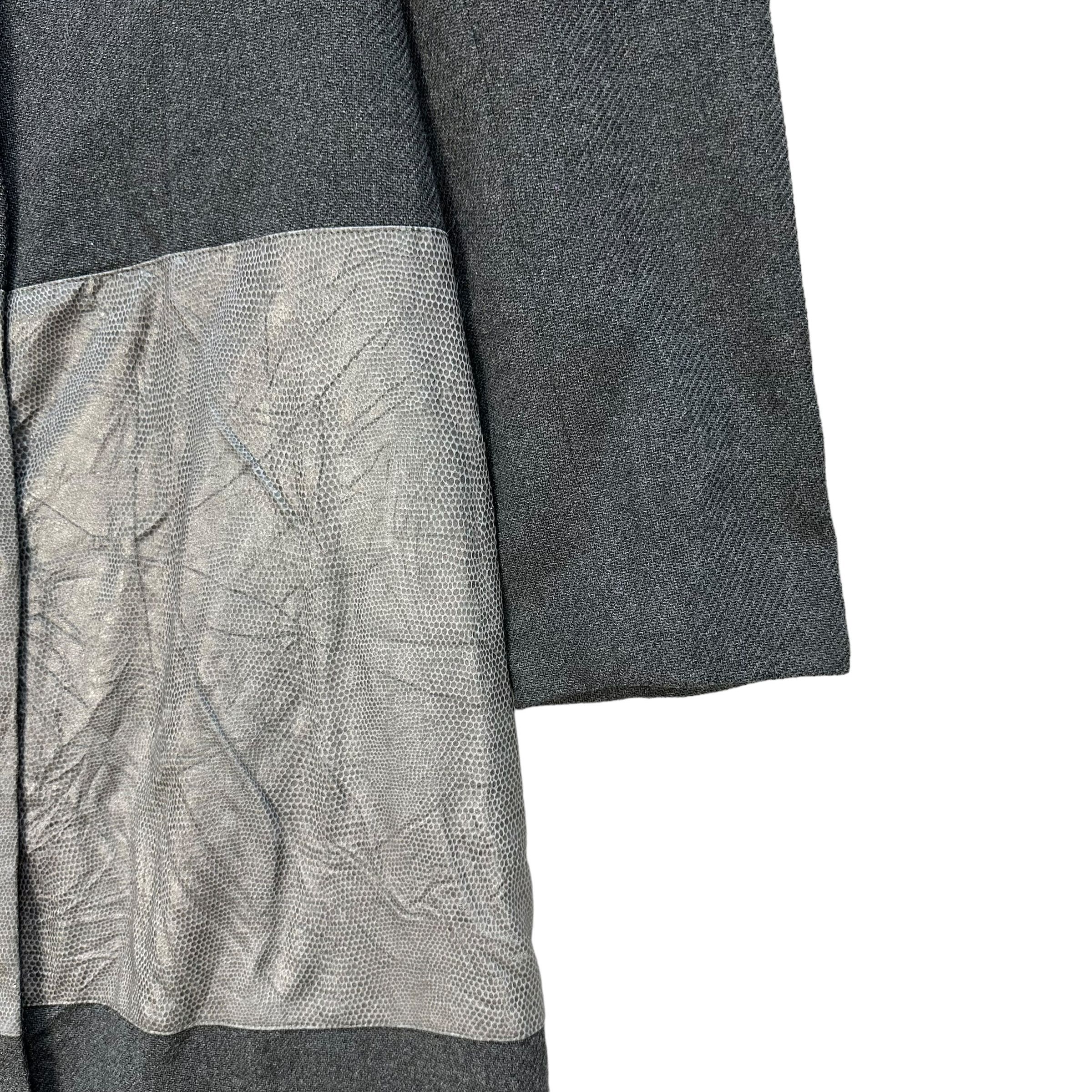 Japanese Brand Vintage Ingrid Van de Wiele Hybrid Wool Overcoat #A25-0560 Size XS / US 0-2 / IT 36-38 - 7 Thumbnail