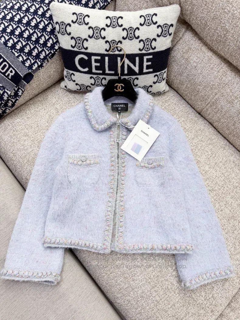 Chanel Chanel Colorful thread doll collar cardigan long-sleeved s Size XXS / US 00 / IT 34 - 2 Thumbnail