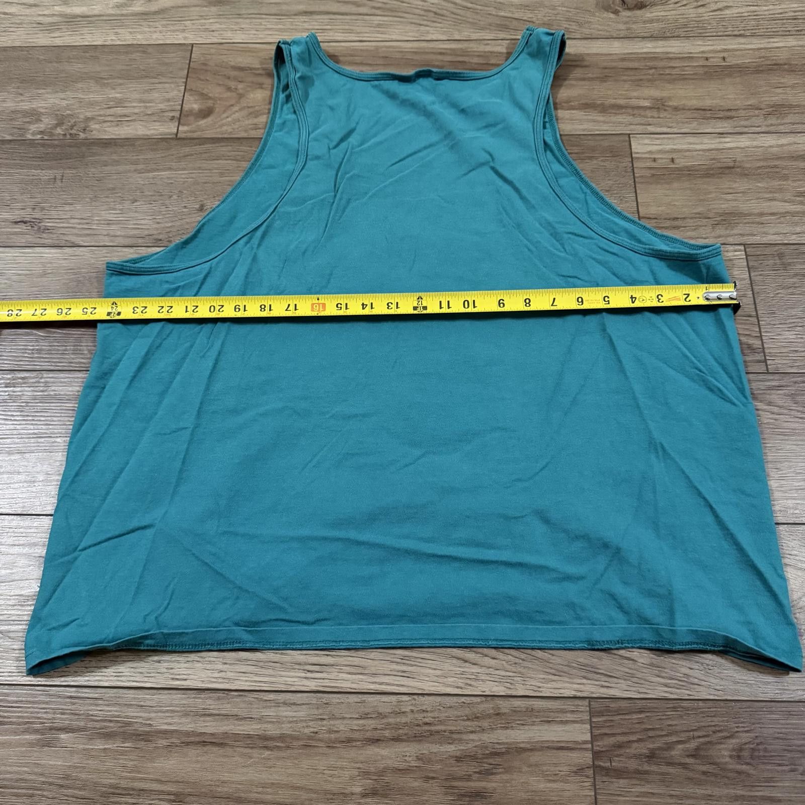 Jerzees Vintage 80s 90s Teal Tank Top XL Jerzees Russell Summer Gym Size US XL / EU 56 / 4 - 4 Thumbnail