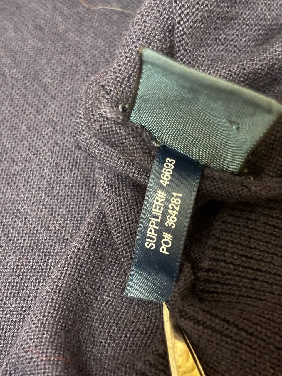 Polo Ralph Lauren Polo Ralph Lauren Pima Cotton Cardigan – Navy – Size L Size US L / EU 52-54 / 3 - 13 Thumbnail