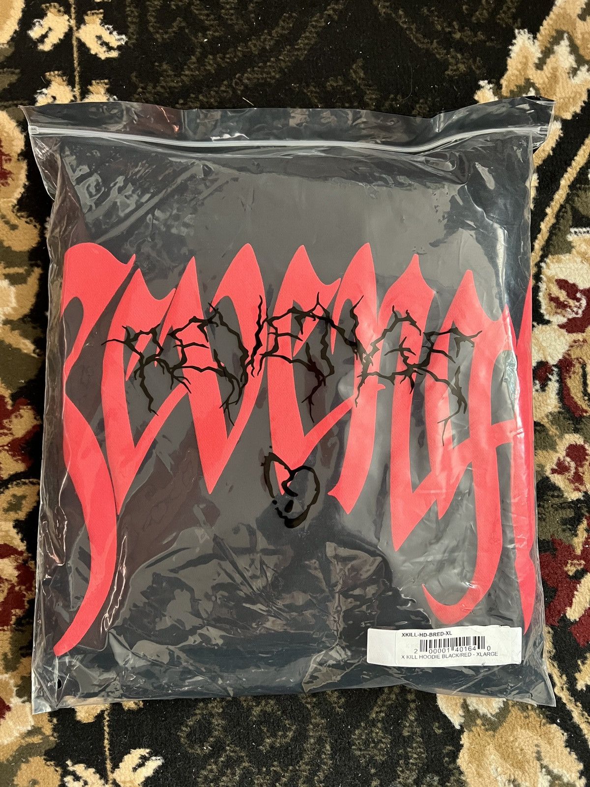 image of Revenge Bred Kill Hoodie in Black, Men's (Size XL)