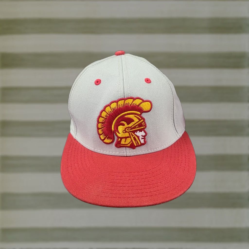 Vintage VINTAGE USC TROJANS AUTHENTIC APPAREL Snapback Cap Hat Size ONE SIZE - 1 Thumbnail