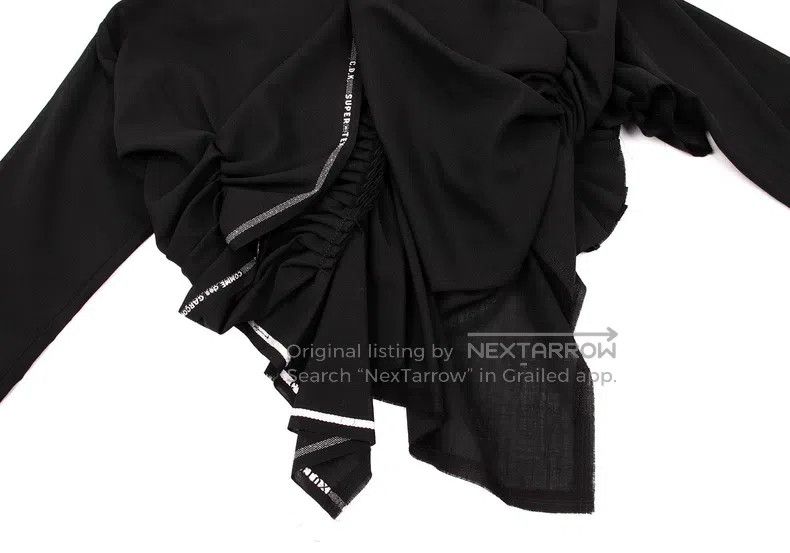 Comme des Garcons Comme des Garcons Black vintage design pleated top Size M / US 6-8 / IT 42-44 - 6 Thumbnail