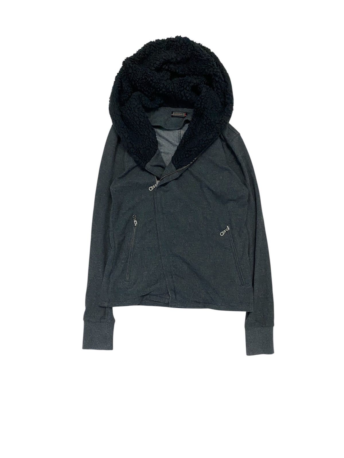 If Six Was Nine × Japanese Brand × Morgan Homme Morgan Homme boa Bona asymmetrical hoodie Size US S / EU 44-46 / 1 - 1 Thumbnail