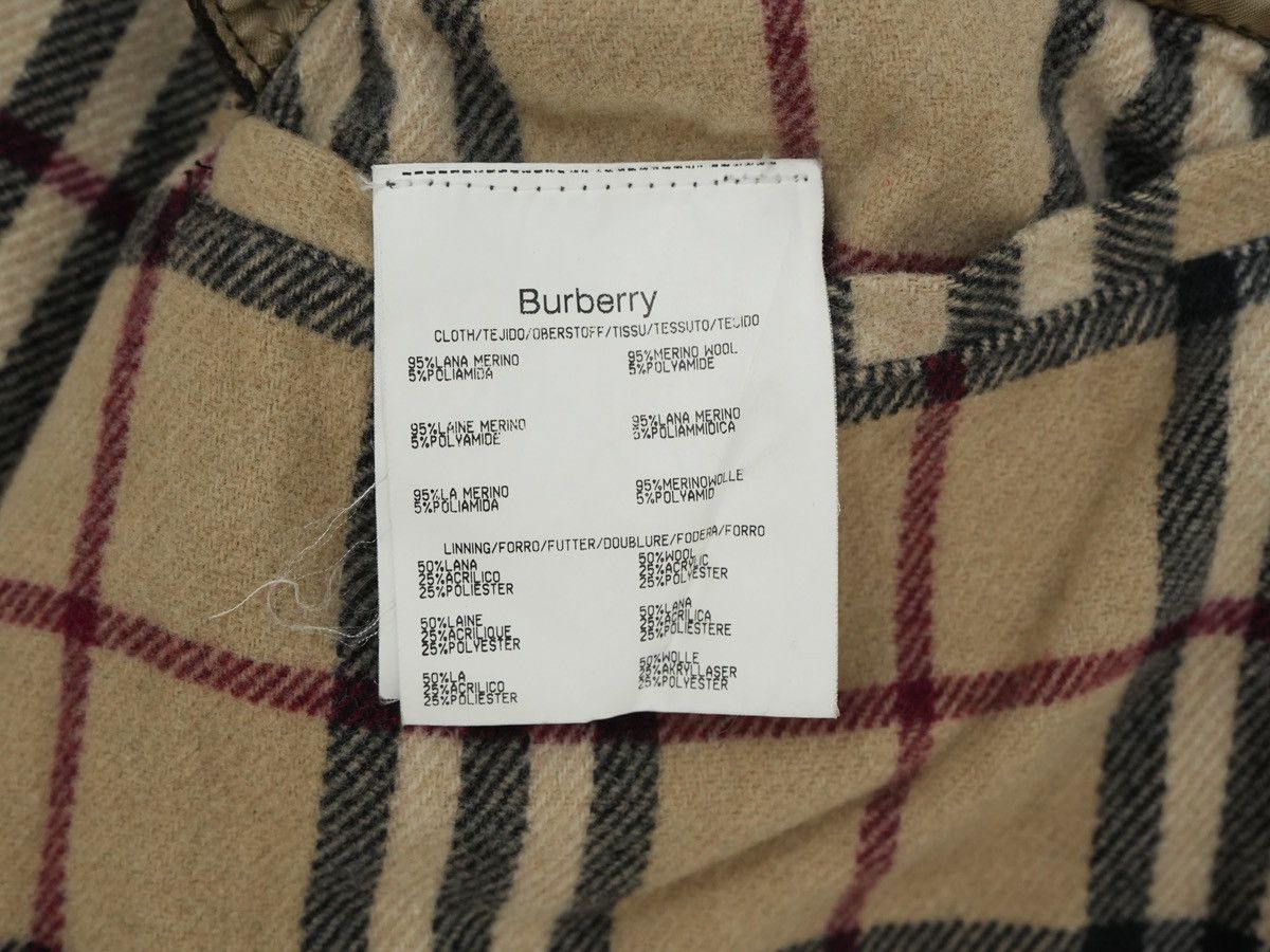 Burberry Burberry Wool Coat Size US L / EU 52-54 / 3 - 4 Thumbnail