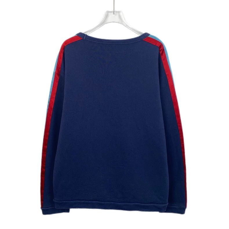 Gucci Gucci Blue double G five-pointed star embroidered round-nec Size US M / EU 48-50 / 2 - 2 Thumbnail