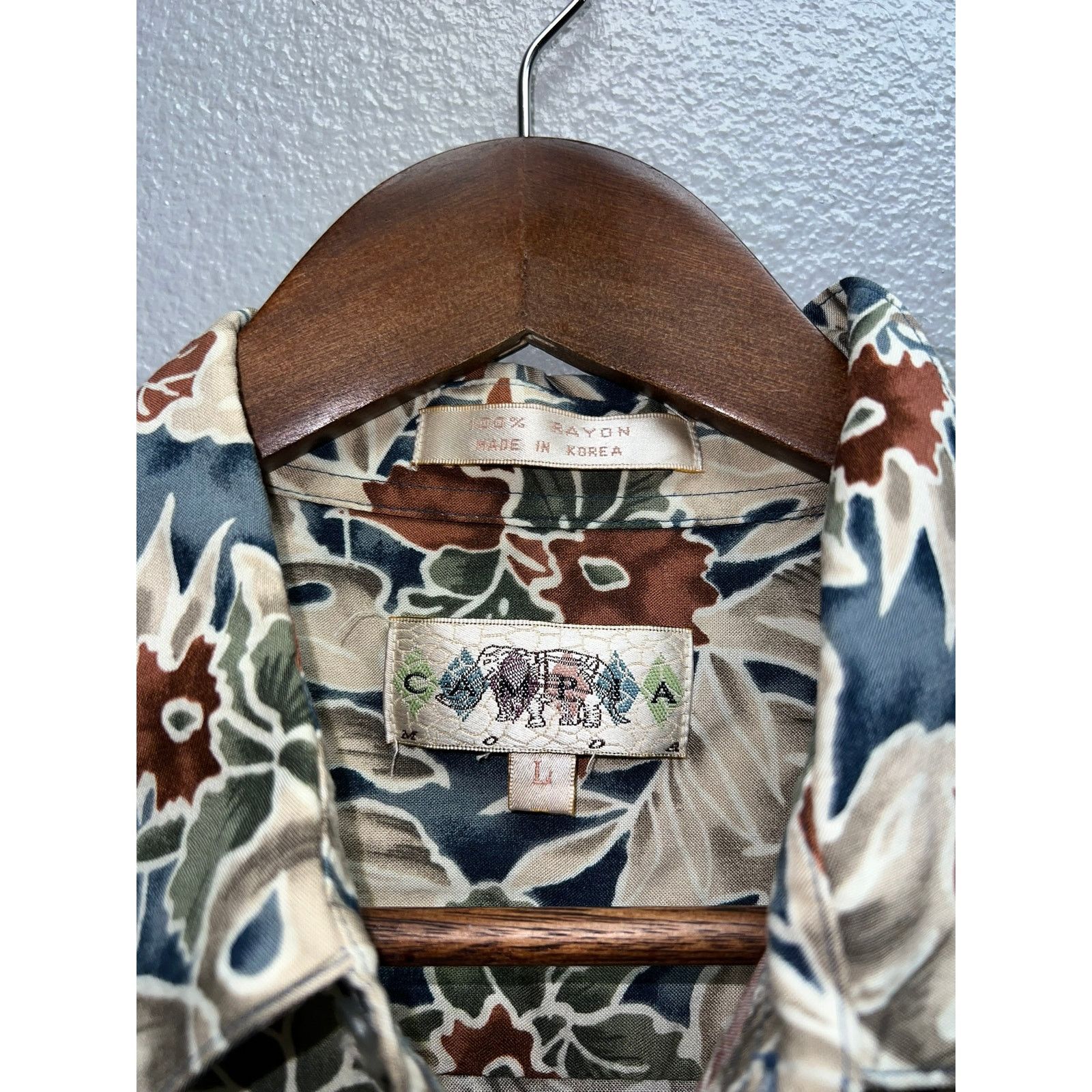 Campia Moda Campa Moda Button Down Shirt Mens Large Hawaiian Graphic L Size US L / EU 52-54 / 3 - 6 Thumbnail