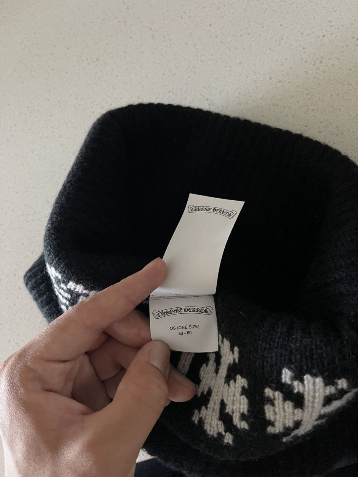 Chrome Hearts Chrome Hearts Cashmere Big Daddy Beanie Size ONE SIZE - 4 Thumbnail