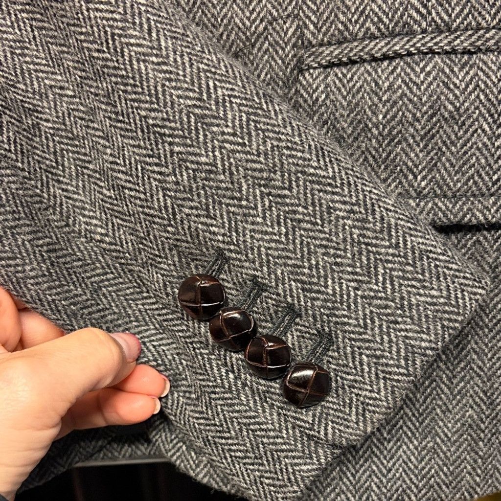 J.Crew J. Crew Herringbone Wool Blazer | EUC | Sz 0 Size XS / US 0-2 / IT 36-38 - 6 Thumbnail