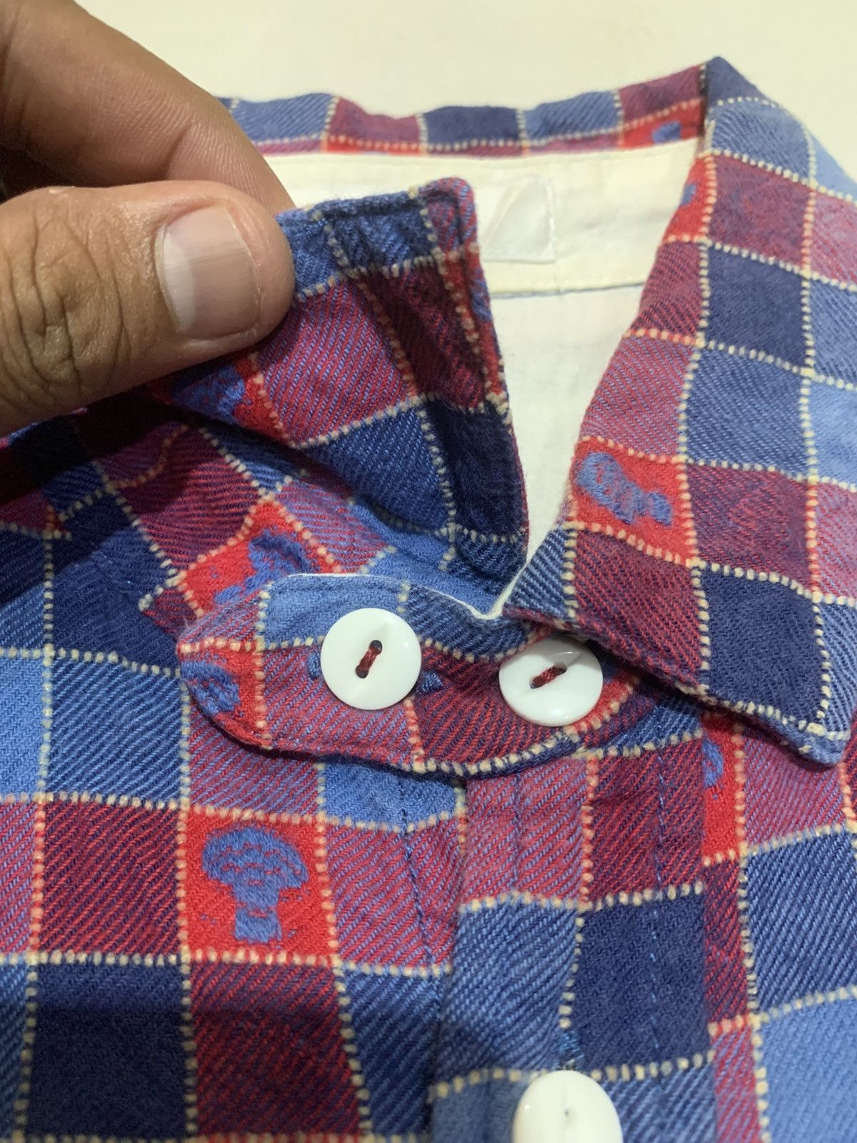 Ne-Net Ne-Net FLANNEL SHIRT ALL OVER LOGO Size US M / EU 48-50 / 2 - 9 Thumbnail