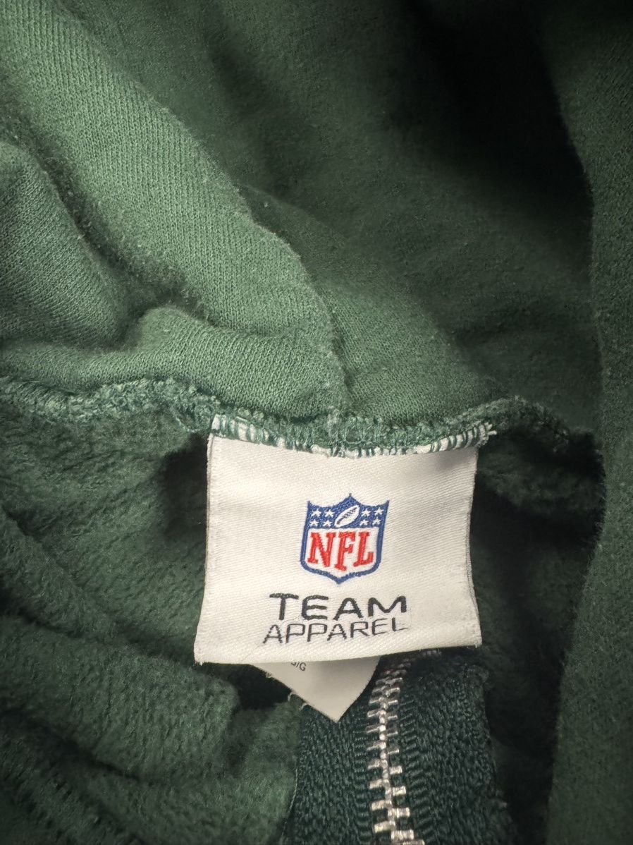 NFL Vintage New York Jets Zip Up Hoodie Size US XL / EU 56 / 4 - 3 Thumbnail