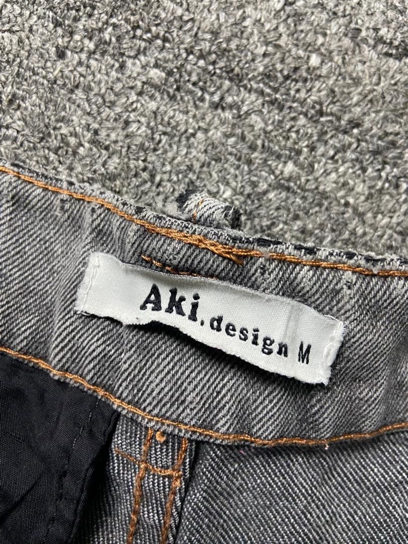 Japanese Brand AKI. Design Wear Brand Baggy Jeans (137) Size US 28 / EU 44 - 3 Thumbnail