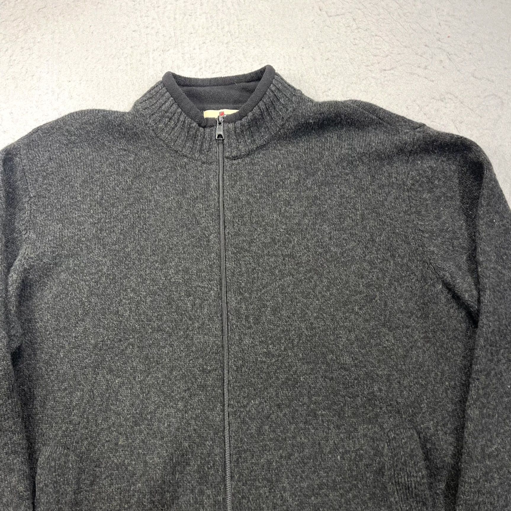 Vintage VINTAGE Woolrich Sweater Mens 2XL Gray Full Zip Mock Neck Pockets Knit Wool Polyester Size US XXL / EU 58 / 5 - 3 Thumbnail