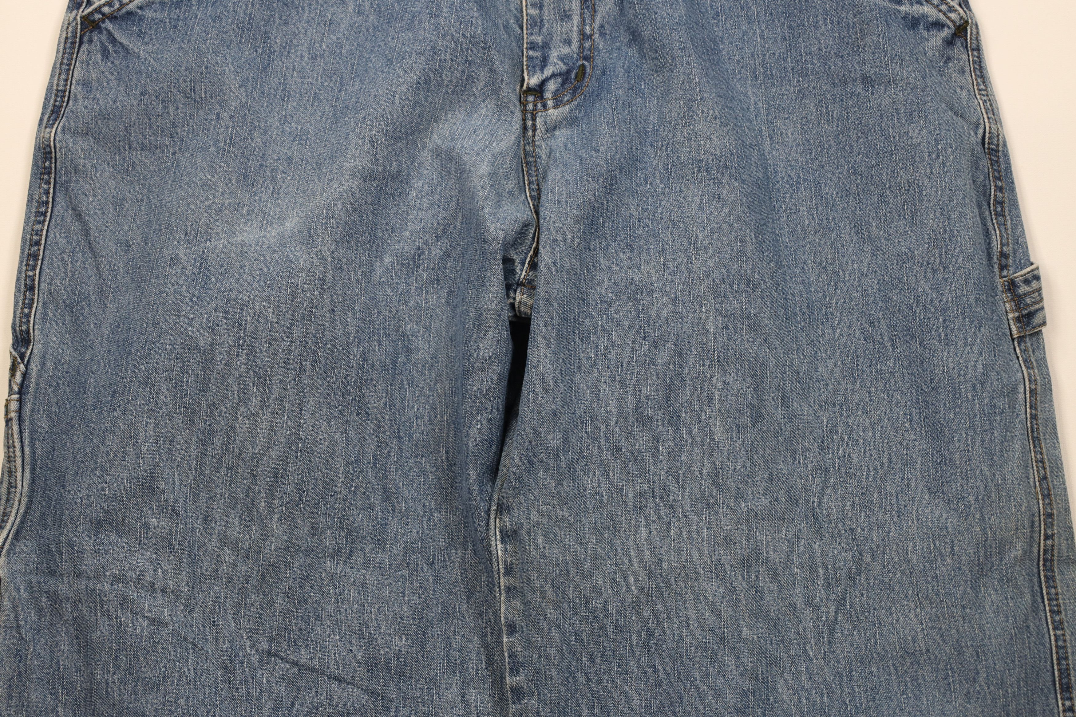 Toy Machine Vintage 90s Y2K Toy Machine Skateboarding Wide Denim Jeans Size US 34 / EU 50 - 3 Thumbnail