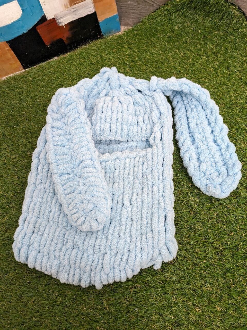 Handmade Handmade knitted balaclava/ski mask bunny style Size ONE SIZE - 3 Thumbnail
