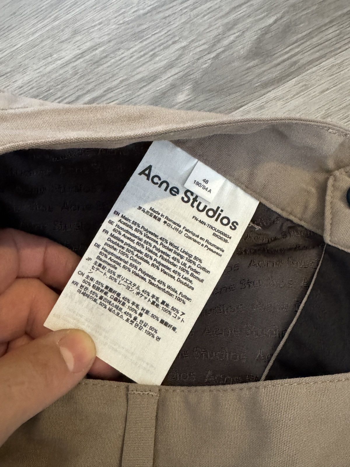 Acne Studios Acne Studios Khaki Trousers Size US 32 / EU 48 - 3 Thumbnail