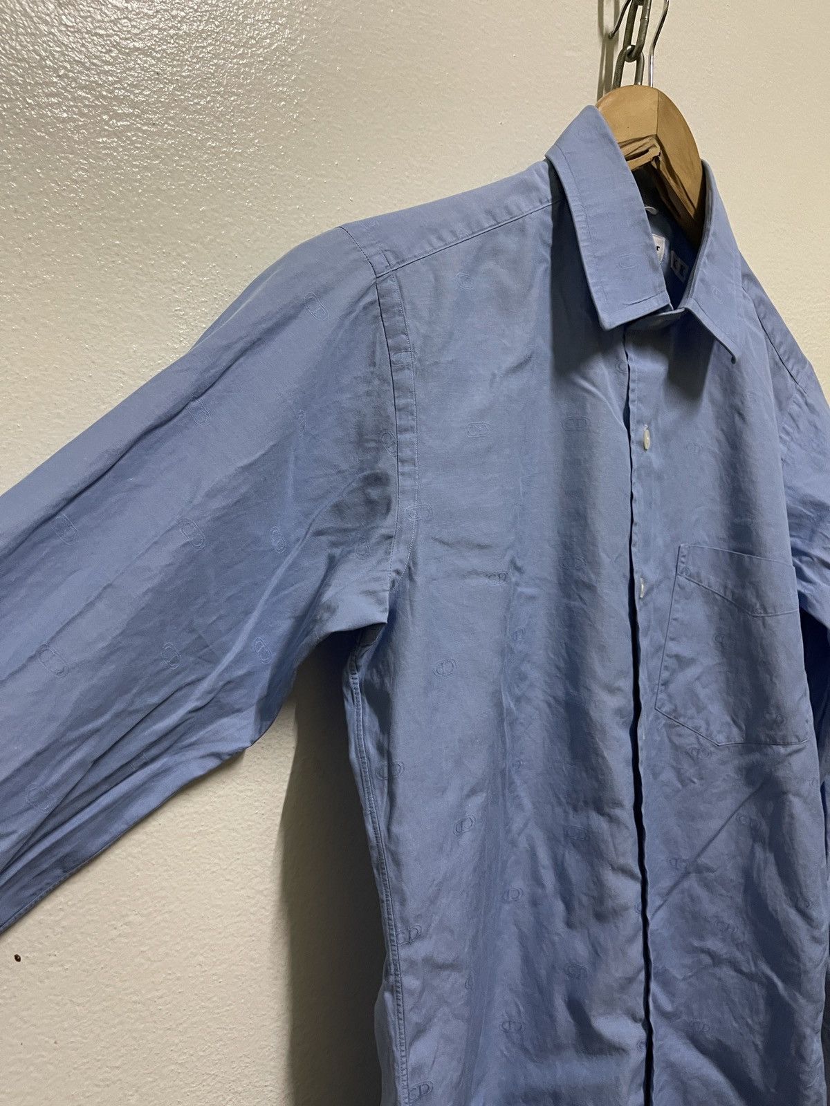 Christian Dior Monsieur × Vintage Christian Dior Full Print CD Shirt Long Sleeve Size US S / EU 44-46 / 1 - 3 Thumbnail