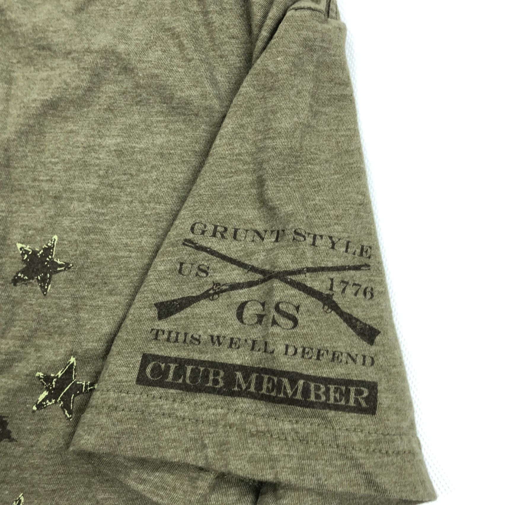 Olive Grunt Style Do Not Tread On Me Gadsden Flag T-Shirt Men's L Olive Green Size US L / EU 52-54 / 3 - 7 Thumbnail