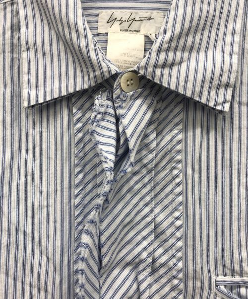 Yohji Yamamoto Yohji Yamamoto pour homme striped shirt Size US L / EU 52-54 / 3 - 3 Thumbnail